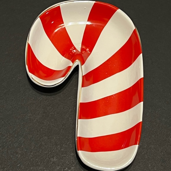 New Set of Two Holiday Candy Cane Shaped Candy Dish by Target (blue) (71) - Picture 2 of 9